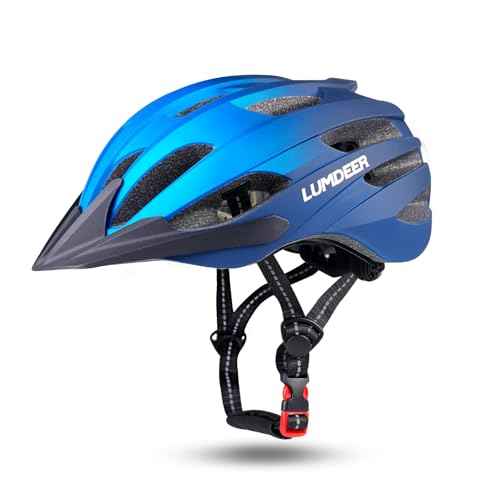Lumdeer RC1 Bike Helmet for Adults - Superior 24 Airflow Road Cycling Bicycle Helmet Lightweight, USB Rechargeable Light, Ajustable Dial &Strap, Magnetic Goggles or Visor
