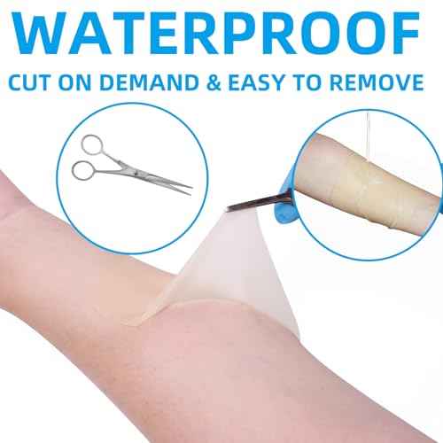 Dr. Med Hydrocolloid Wound Dressing Extra Thin 4"x4"-10 Pack/Box, Waterproof Adhesive Bordered Bandage, for Light Exudate, Abrasions, Pressure Ulcer, Bed Sore, Superficial Wound Care
