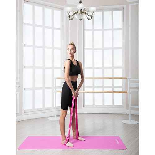 8-Loop Resistance Stretch Band ? Elastic Fitness Strap for Yoga, Pilates, Dance, Rhythmic Gymnastics & Physical Therapy