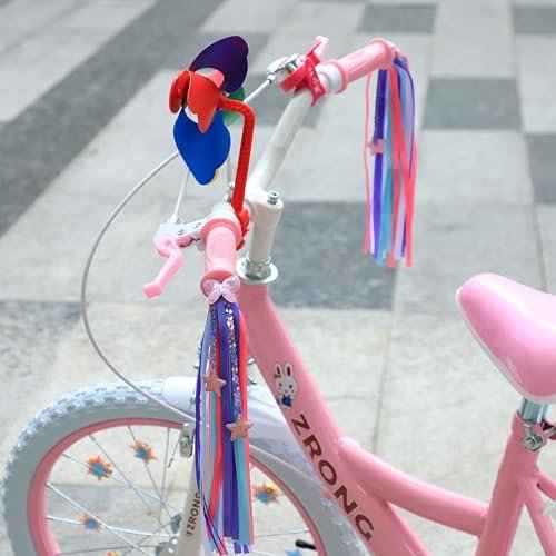 1 Pair Bike Streamers, Kid's Bike Tassels, Bicycle Handlebar Streamers Colorful Ribbons, Bike Accessories for Girls Boys