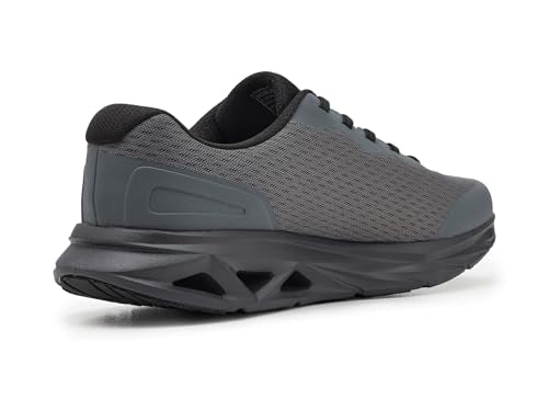 Skechers Men's Glide Step Vortex Avalin Athletic Slip-On Shoes - Charcoal 11.5