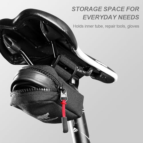 WOLFILIST Large Compact Bike Saddle Bag Under Seat for Road & MTB