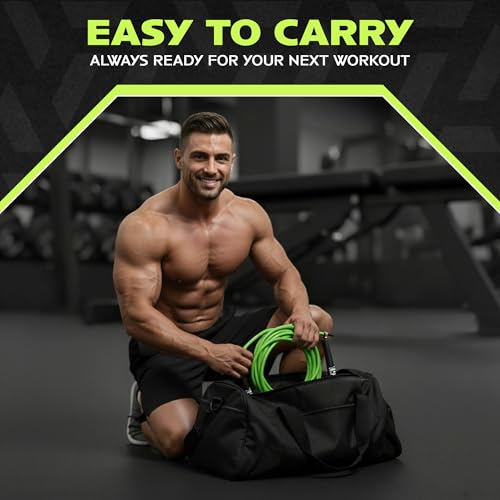 Speed Jump Rope for Cardio Fitness - Adjustable PVC Handle & Smooth Bearings