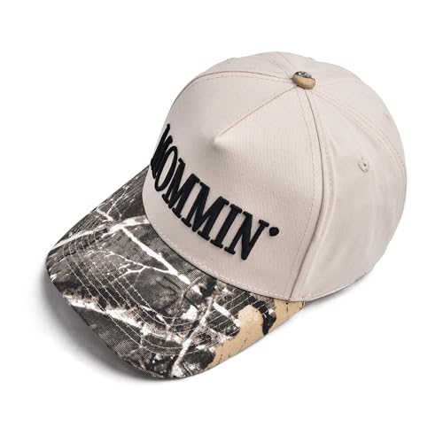Mommin Trucker Hat for Women Camo Embroidered Baseball Cap Adjustable Vintage