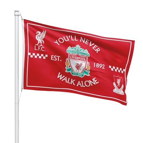 Soccer Banner 3x5 Feet FC Liverpool Flag Indoor Outdoor Support Flag