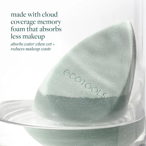 EcoTools Blurring Blender Makeup Sponge Duo - 2 Count, Green, Cruelty-Free