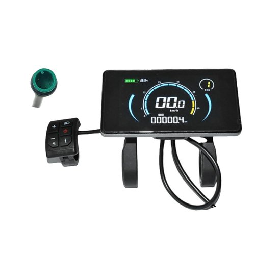 Wuden Electric Bike Colorful 808 LCD Display Meter 24V-72V Waterproof Connection Plug Ebike Intelligent Display