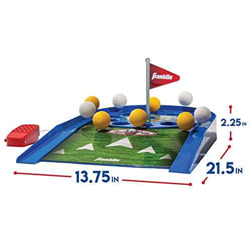 Franklin Sports Mini Putt Golf Game for Kids - Spin n' Putt Electronic Putting Game - Indoor Mini Golf for Kids + Toddlers - Putter + Balls Included