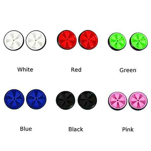 Pink Bicycle Training Wheels for Kids - 1 Pair Cycling Support Wheels, Low Noise Rubber Bike Assist Wheel Stabilisers