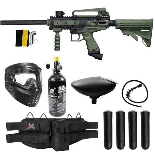Maddog Tippmann Cronus Tactical Silver Paintball Gun Marker Starter Package