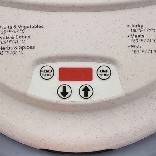 Nesco FD-79 Snackmaster Pro Digital Food Dehydrator for Snacks, Fruit, Beef Jerky, Meat, Vegetables & Herbs, Gray, 4 Trays, 1 Count (Pack of 1),Grey