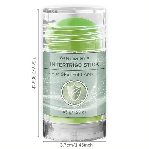 Water Ice Levin Intertrigo Stick & Cream for Skin Fold Care, Chafing Relief