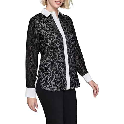 KARL LAGERFELD Women's Soft Everyday Blouse