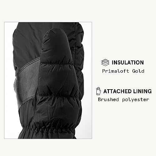 Hestra Moon Mitt, Heavily Insulated Long Cuff Mitten for Alpine Skiing, Snowboarding, Cross Country Ski & Snowshoeing