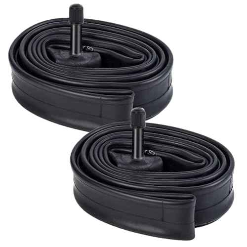 YUNSCM 2-PCS 26" Bike Tubes 26x1 3/8 AV Schrader Valve 26" Bicycle Tubes Compatible with 26x1 3-8 26 x 1 3/8 Bike Bicycle Tire Tubes