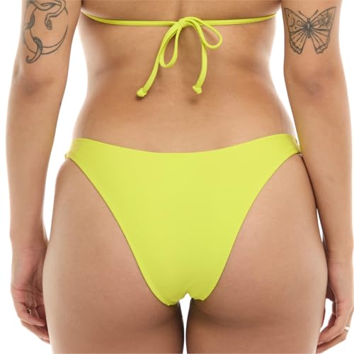 Body Glove Women's Smoothies Athena Solid Low Rise Cheeky Bikini Bottom Swimsuit