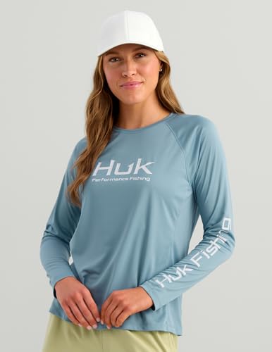 Women's Long Sleeve Sun Protection Shirt - Blue Shadow, Medium