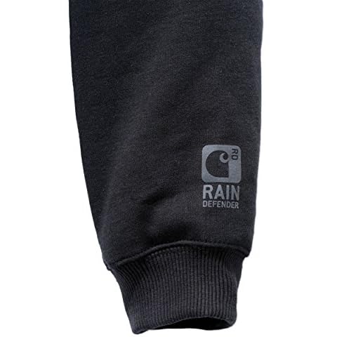 Carhartt Men's Big & Tall RD Rockland Sherpa Lined Hooded Sweatshirt, Black, 3X-Large