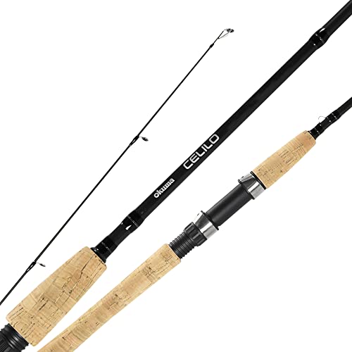 OKUMA 6' 0" Trout Rod - Ultralight Graphite Fishing Pole, Black