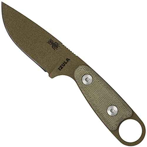 ESEE Knives Izula-DE w/Handle, Molded Polymer Sheath, and Clip Plate