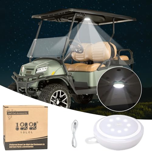 10L0L Universal Golf Cart Dome Light - Wireless USB Rechargeable Roof Lighting - Variation 2