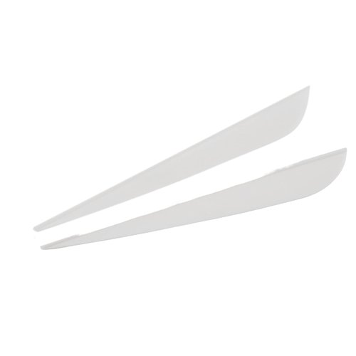 Arrows Vanes 4 Inch Plastic Fletching for DIY Archery 50 Pack(White)