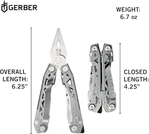 Gerber Suspension NXT 15-in-1 Multi-Tool Pliers with Knife - Stainless Steel