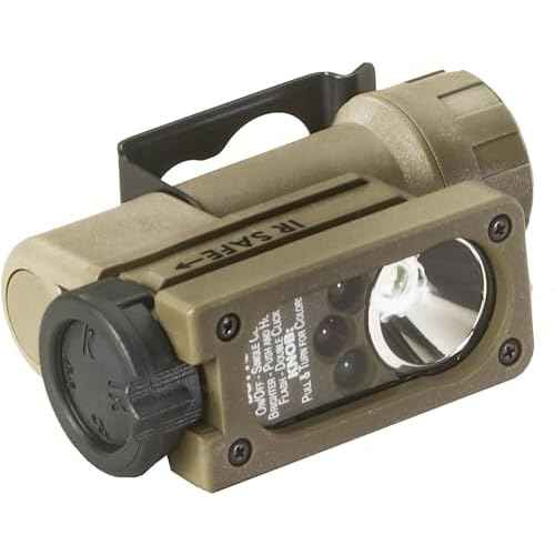 Streamlight 14122 Sidewinder Compact 55-Lumens Hands Free Military Flashlight with Lithium Battery in Mailer, Coyote