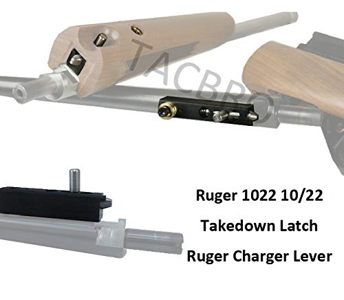 Ruger 10/22 Takedown Latch Assembly Anodized Black - Fits 10/22 Rifle