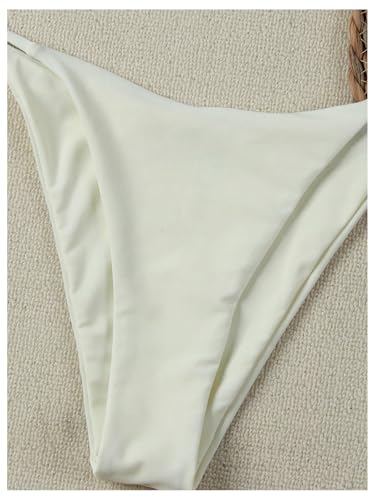 Women's 2 Piece Starfish Metal Bikini Set - Small White Swimwear