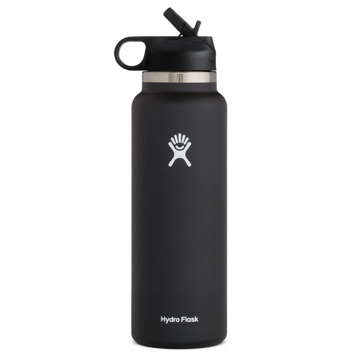 Hydro Flask 40 oz Wide Mouth Straw Lid Black