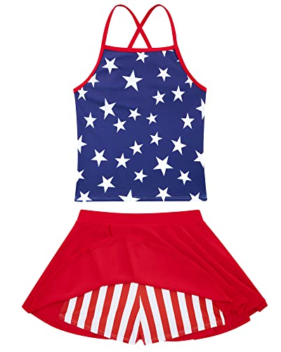 Girls Tankini Swimsuit Two Piece Bathing Suit Ages 3-13 - Comfortable & Stylish Swimwear