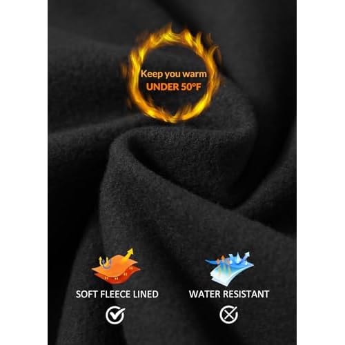 baleaf Women's Fleece Lined Leggings Thermal Warm Winter Tights High Waisted Yoga Pants Cold Weather with Pockets