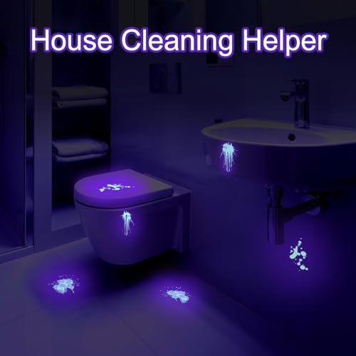Blacklight Flashlights 4 Pack - 395nm UV Handheld Pet Urine Detector, Scorpions, Stains, Bed Bugs