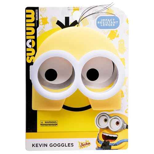 Sun-Staches Minions Costume Accessories | Official Minions Goggles, Hat, Gloves | One Size Fits Most