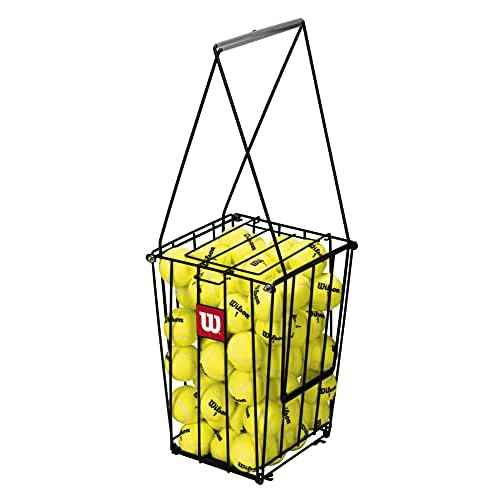 Wilson Unisex Adult Ball Pick Up Basket Tennis Ball Collection Pick-Up Basket, 75 Tennis Balls Capacity, NS