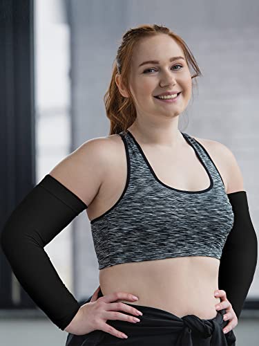 Cooling Sun Sleeves for Arms - 4 Pairs, Black, White, Gray, Royal Blue