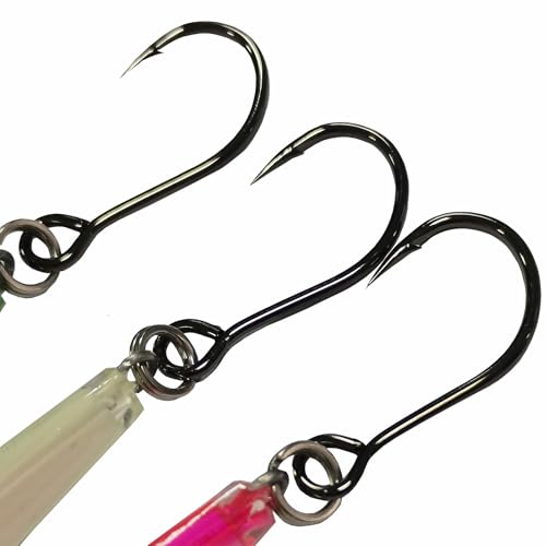 Mixed Color Epoxy Resin Fishing Jig Lure 0.7 OZ 2.6 Inch - Great for Inshore and Offshore Game Fish