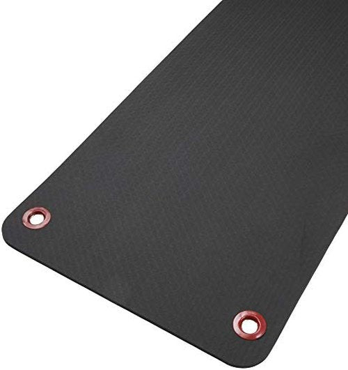 SPRI Hanging Exercise Mat, Fitness & Yoga Mat for Group Fitness Classes, Commercial Grade Quality with Reinforced Holes, 71"L x 23"W x 3/8" Thick