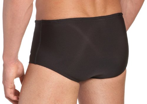 Speedo Men's Swimsuit Brief PowerFlex Eco Dive Solid - 38 / Black