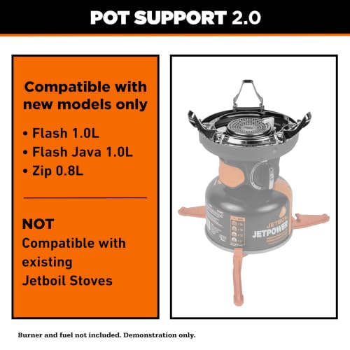 Jetboil Pot Support 2.0 with Foldable Arms for Camping Stoves