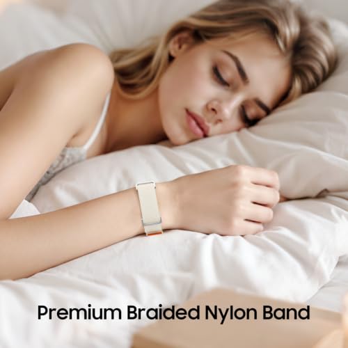 FINTIE Nylon Loop Sport Wrist Strap for Google Fitbit Air - Starlight
