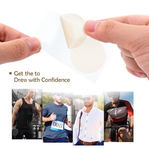 BlingKingdom 20 Pairs Men’s Nipple Covers for Running, Nipple Guard