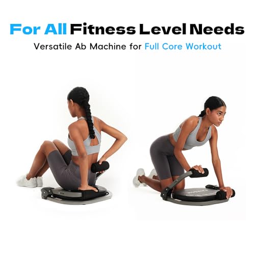 Ab Exercise Machine for Home Gym, Full-Body Sit-Up & Core Workout Equipment