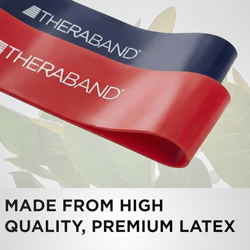Resistance Band Loop Set for Exercise & Therapy - 12 Inches, Multi-Level