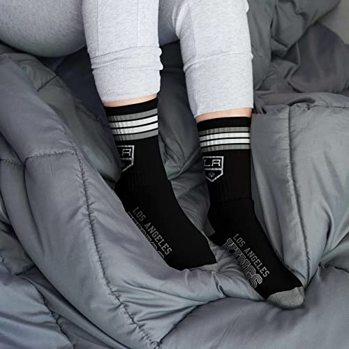 For Bare Feet NHL unisex-child 4 Stripe Deuce Crew Nhl