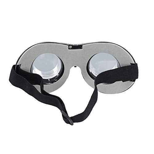 Luwint Colorful Flashing Glasses LED Steampunk Goggles - Light Up Glasses for Halloween Christmas Birthday Party Rave Cosplay Costume Show (Black)