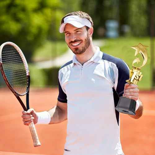3 Pcs 3rd 2nd 1st Place Trophy First Place Plastic Trophy Award for Sports Tournament Funny Prize Cup for Football Soccer Competitions Reward Ceremony