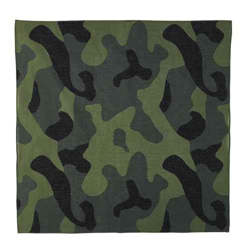 Bioworld Lightweight Multicolored 22"x22" (6-Pack, 12-Pack and 48-Pack) Bandana Set