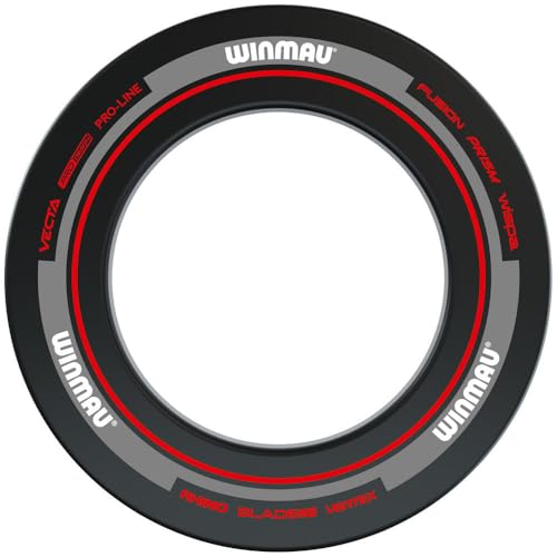 Winmau Dart Board Surround Ring - Advance Black, Red, White and Green Dartboard Surrounds - Backboard Wall Protector